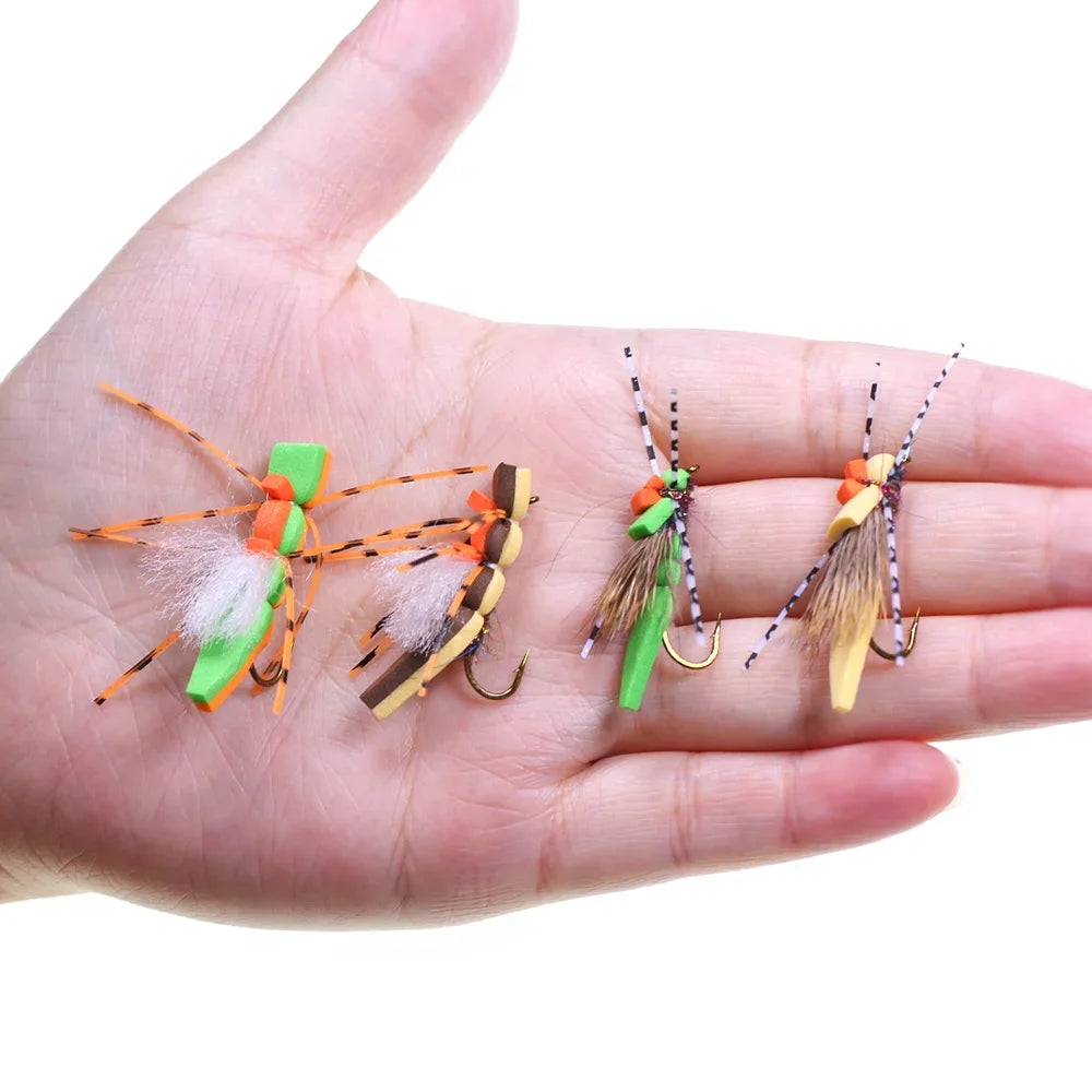 Vampfly Foam Grasshopper Hopper Flies #8