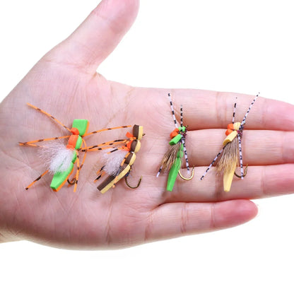 Vampfly Foam Grasshopper Hopper Flies #8