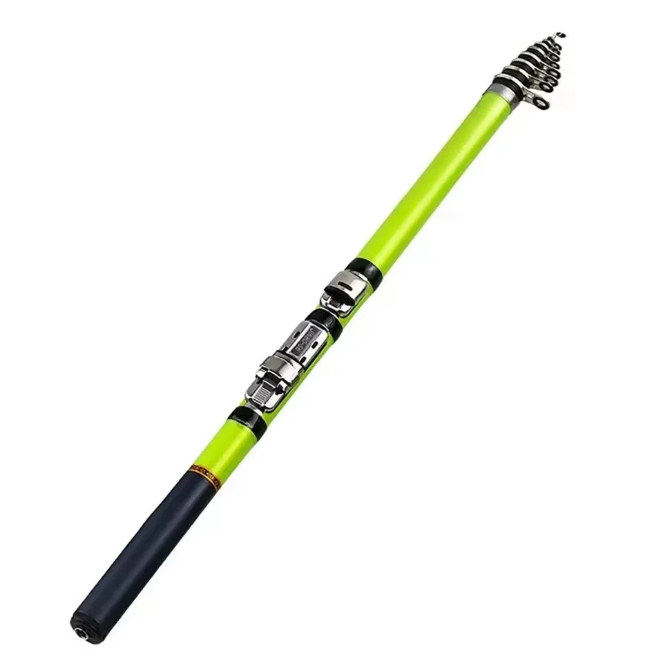 BRAVMACK Carbon Fiber Spinning Fishing Rod Telescopic Mini Pole 3M 2.7M 2.4M 2.1M Fish Gear Tackle High Quality