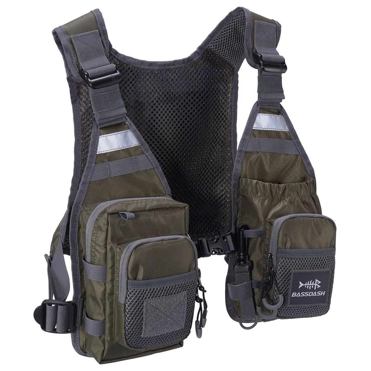 Bassdash FV08 Ultralight Fly Fishing Vest Pack