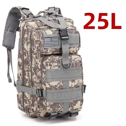 25L/50L Waterproof Tactical Hiking Backpack