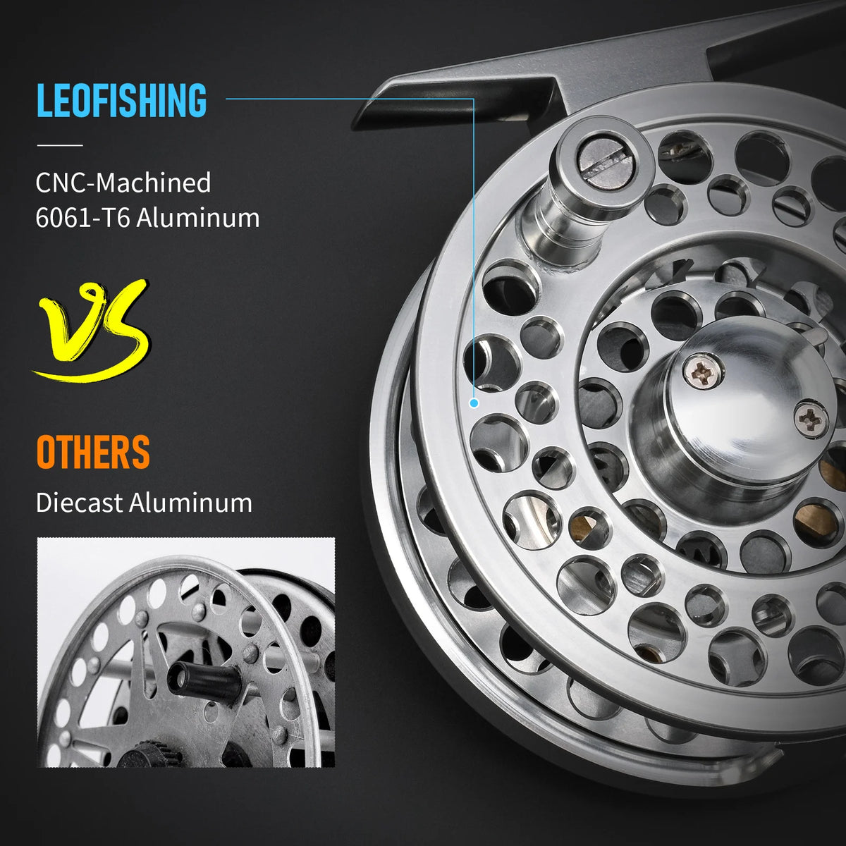 LEO Ultralight Aluminum Fly Reel