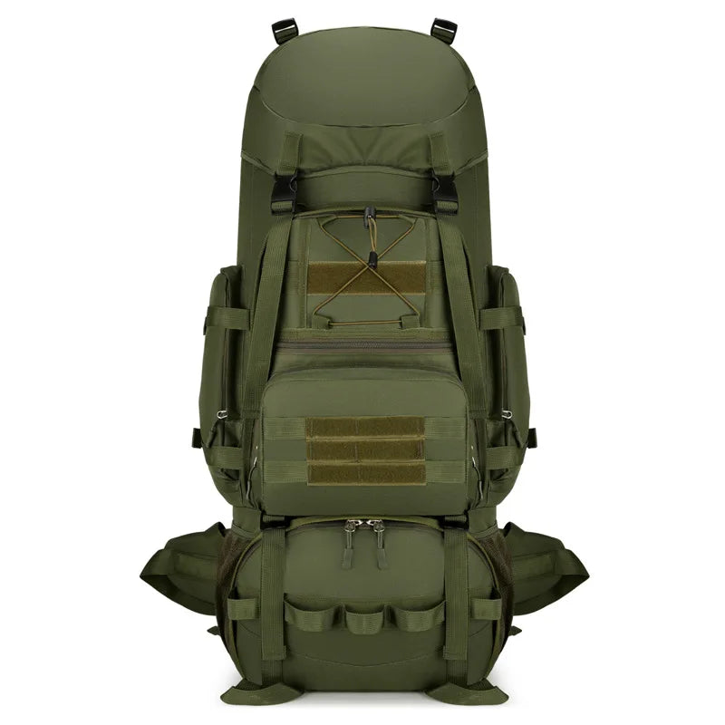 Fishing Backpack 90L Sports Hunting Equipment Storage Rucksack Outdoro Climbing Hiking Mountaineering Luggage Bag Molle Knapsack
