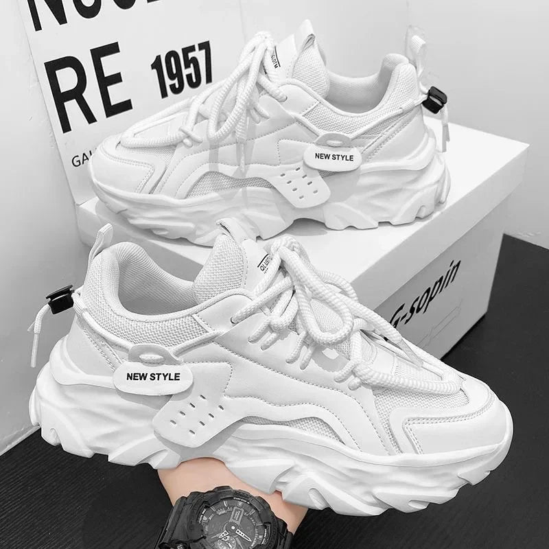 Men’s Casual Platform Sneakers – Breathable, Comfortable & Hard-Wearing Running Shoes