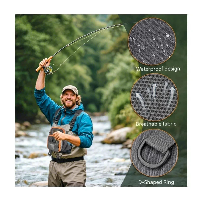 Ultralight Fly Fishing Chest Pack and Fanny Pack