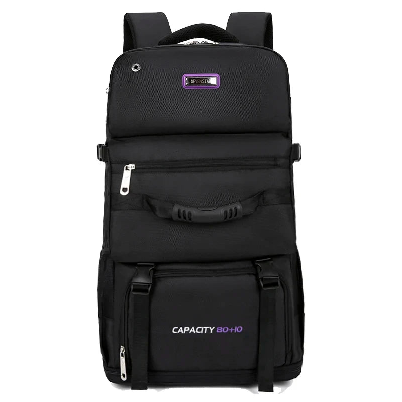 60L 80L Climbing Backpack Hiking Camping Rucksack Outdoor Travel Trekking Mountaineering Bag Large Sport Luggage Storage Bags