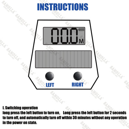 Electronic Baitcasting Reel with LED Line Counter Screen