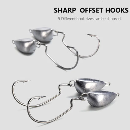 Bullet Jig Head Sinkers with Swivel (5 Pack)
