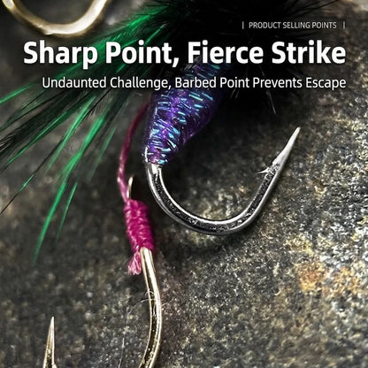 Rattlesnake Twin Hook Mosquito Dry Flies