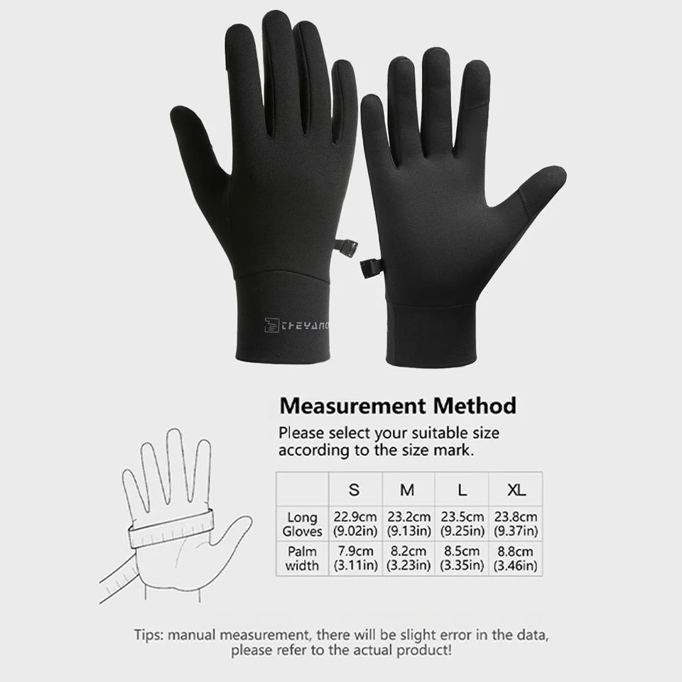 KoKossi Winter Waterproof Cycling Gloves Anti-Slip Thermal Gloves Touch Screen Running Cycling Driving Ski Hiking Warm Glove