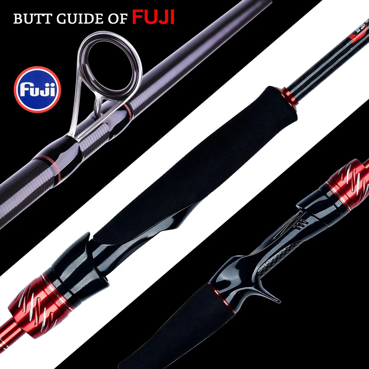 BIUTIFU Traveller Fuji Lure Rod