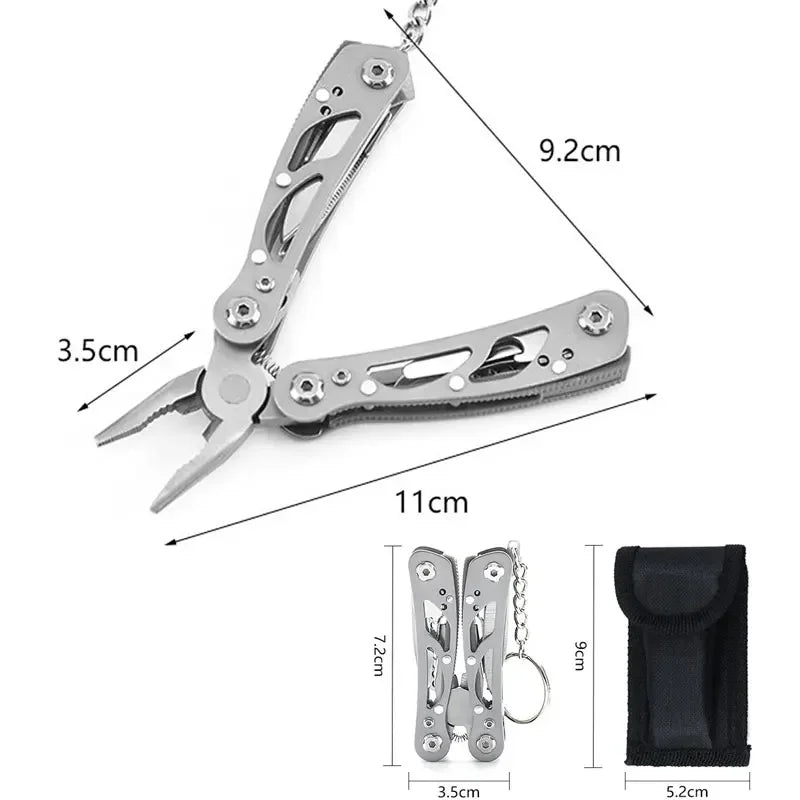 Multi-tool Pliers Outdoor Combination Knife Pliers Stainless Steel Folding Portable Multi-purpose Camping Survival Pliers Tools