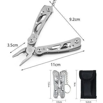 Multi-tool Pliers Outdoor Combination Knife Pliers Stainless Steel Folding Portable Multi-purpose Camping Survival Pliers Tools