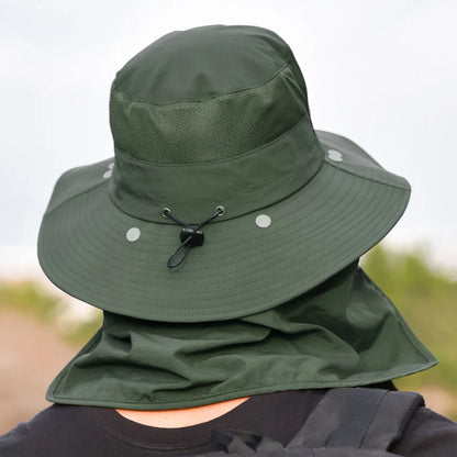 Breathable Fishing Sun Hat with Face Cover