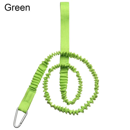Adjustable Elastic Kayak & Canoe Paddle Leash – Fishing Rod Safety Rope with Carabiner for Rowing & Boat Accessories