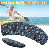 Waterproof Kayak Storage Cover – UV Protection Canoe & Boat Dust Shield Outdoor Fishing Accessory