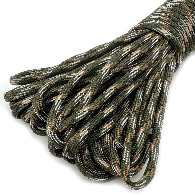 550 Paracord – 7 Core, 4mm, 5m to 31m, 9 Colors
