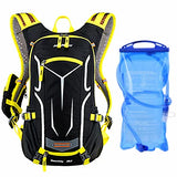 18L Cycling Backpack MTB Bicycle Bag with Rain Cover Breathable Riding Camping Hydration Bike Backpack Hiking Reflective Bags