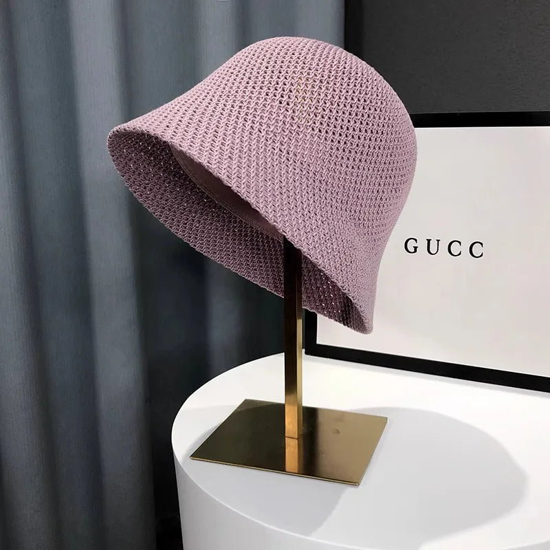 Wide Brim Bucket Hat for Women