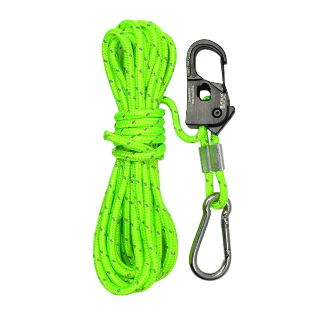 Tent Rope Tensioner Core Lanyard Adjuster Strong Load-bearing Compact Size Portable Reusable Tent Rope Adjuster Camping Gear