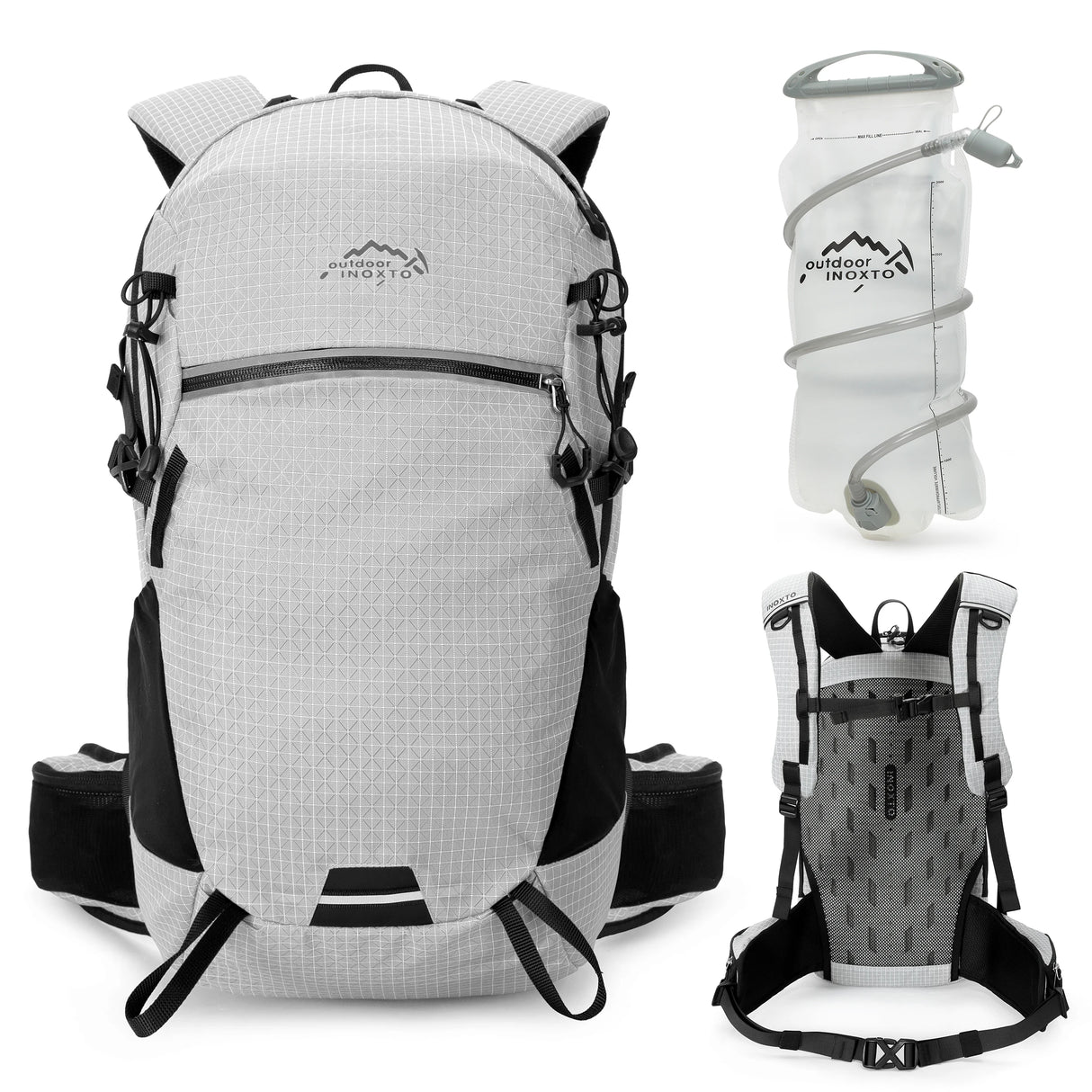 Hydration backpack, 25L hiking backpack, hiking water backpack for men and women lightweight hydration bag, suitable for hiking,