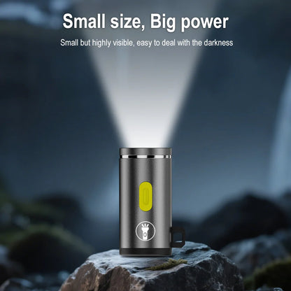 BORUiT Super Mini LED Flashlight 230LM Single Gear Extra Small Torch Camping Lantern