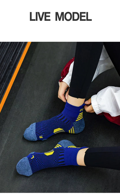 3/1Pairs Sport Compression Ankle Socks Men Women Professional Low Cut Fitness Marathon Running Outdoor Deodorant Breathable Sox