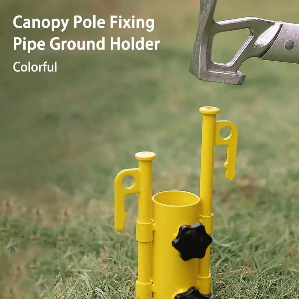 Outdoor camping tent ceiling fixed accessories Color awning pole fixed pipe support windproof adjustable