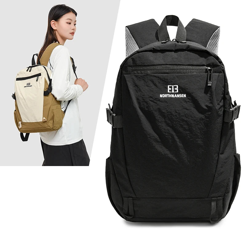 Travel backpack, large capacity lightweight backpack, college student travel leisure outdoor hiking backpack