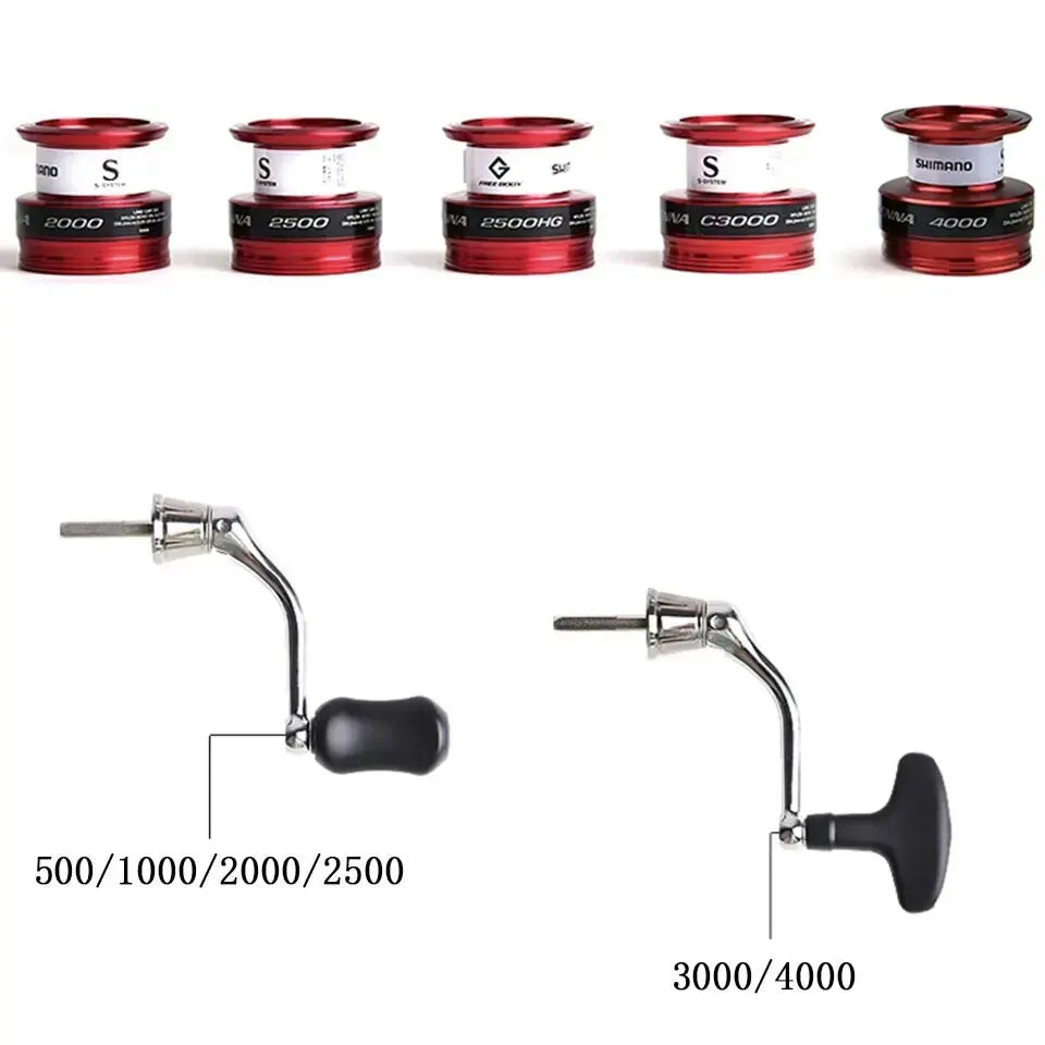 SHIMANO SIENNA Spinning Fishing Reel AR-C Metal Spool Both Freshwater and Seawater Can Be Used Max 8.5kg Power Reels