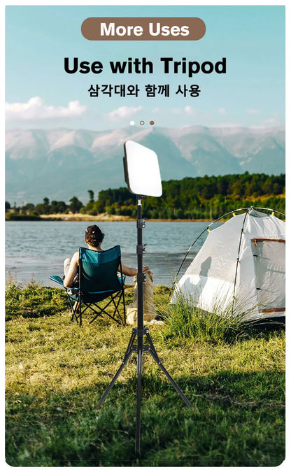 18000mAh 100W Rechargeable LED Camping Lantern Strong Light Magnetic Portable Torch Tent Light Emergency Work Maintenance Light