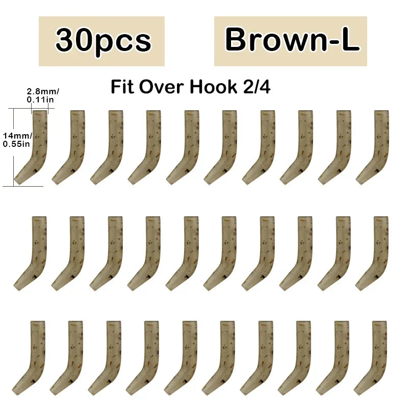 Carp Hook Kickers and D-Rig Aligners (30 Pack)