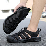 Men’s Outdoor Hiking Sandals – Non-Slip Breathable Water Shoes for Summer Trekking & Casual Wear