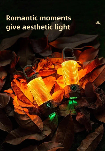 Multi Functional Outdoor LED Outdoor Camping Lights Rechargeable Flashlights Portable Night Lights Waterproof Travel Tent Light
