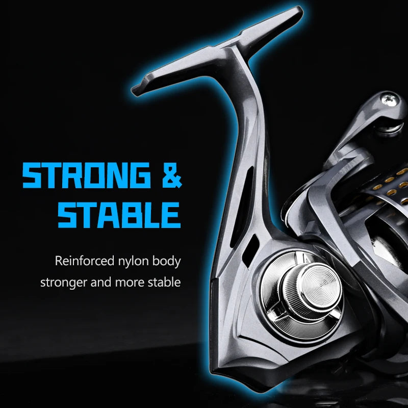 DEUKIO Spinning Fishing Reel 2000-7000 Series 15KG Max Drag Ultralight Saltwater Surf Fishing Lure Reel