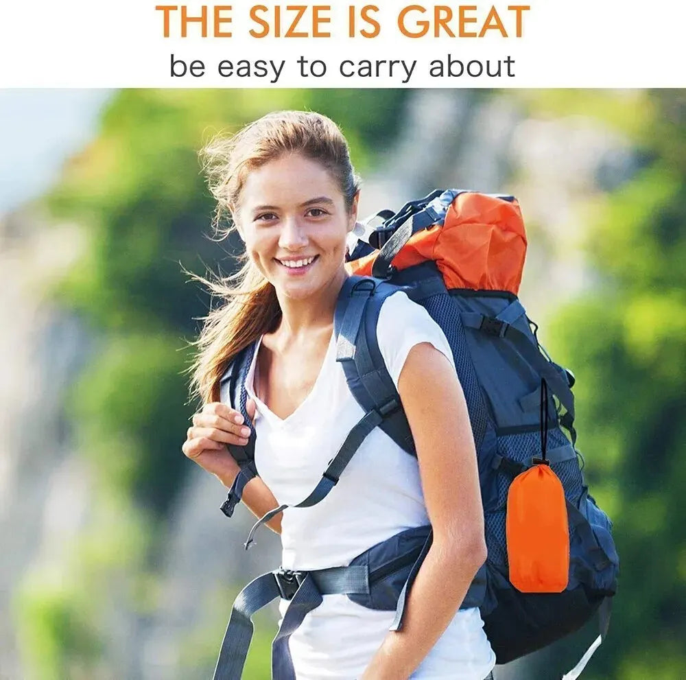 Emergency Sleeping Bag Ultra Waterproof Mylar Thermal Blankets Lightweight Survival Sleeping Bag Keep Warm for Camping Hiking