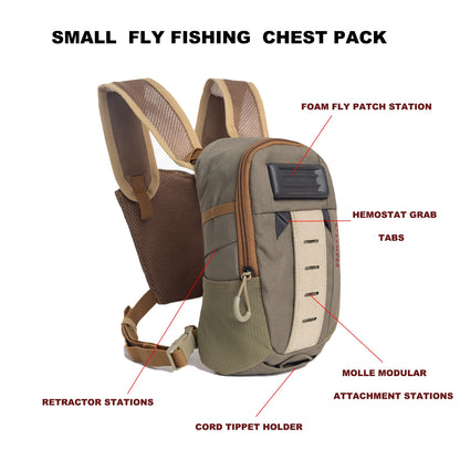 Ultralight Fly Fishing Chest Pack