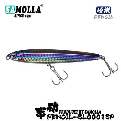 Fishing Lure 4pcs/set Pencil Sinking 10cm 24g Bass Fishing Tackle Saltwater Lures Fish Bait Trolling LureFishing Accessories