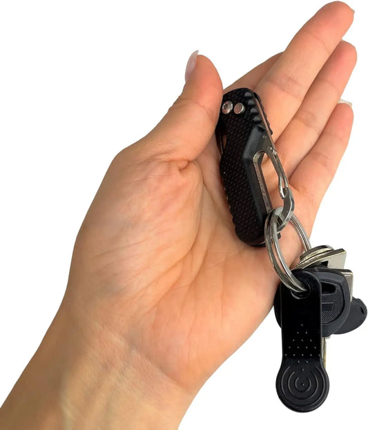 Portable Folding Knife Express Package Knife Gift Keychain Serrated Hook Knife Outdoor Camping Carry-on Survival Tool Box Opener