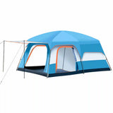 Luxury Tents For Camping Large Family Tent With Rooms 4-12 People Waterproof Two-Bedroom And One-living Room Design