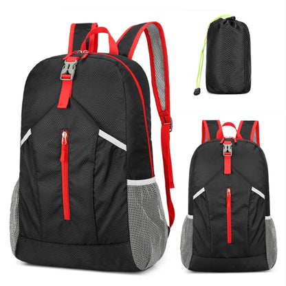 Outdoor Sports Shoulder Bag Ultra-light Large Capacity Folding Backpack Mountaineering Top Pack Suitable for Hiking, Cycling