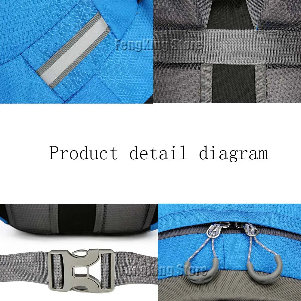 New 40L Outdoor Sports Mountaineering Bag for Men and Women Backpack with Large Capacity  For ZONTES G1-125