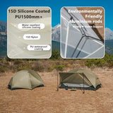 Naturehike Mongar UL Tent 1 2 Person Camping Outdoor Ultralight Tent Travel Backpacking 15D Waterproof Shelter Tent Hiking