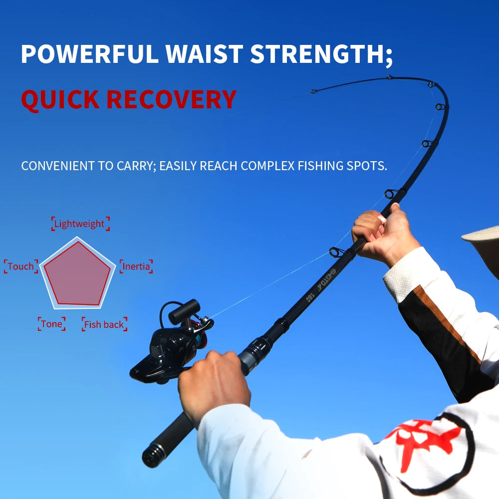 Telescopic Lure Rod 1.5-2.4m