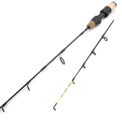 60cm Carbon Ice Fishing Rod and Reel Combo (2 Tips)