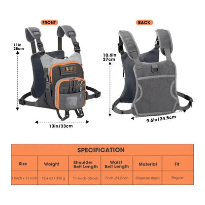 Ultralight Fly Fishing Chest Pack and Fanny Pack