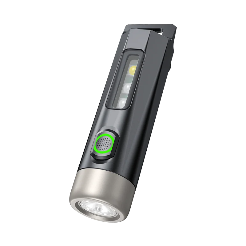 PHILIPS 2025 NEW SFL1121  EDC Flashlight LED Rechargeable Mini EDC Keychain Flashlights Camping Lamp For Hiking Self Defense