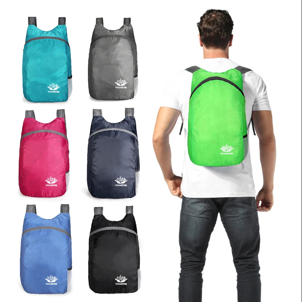20L Lightweight Packable Backpack Foldable ultralight Outdoor Folding Backpack Travel Daypack Bag Sports Daypack for Men Women