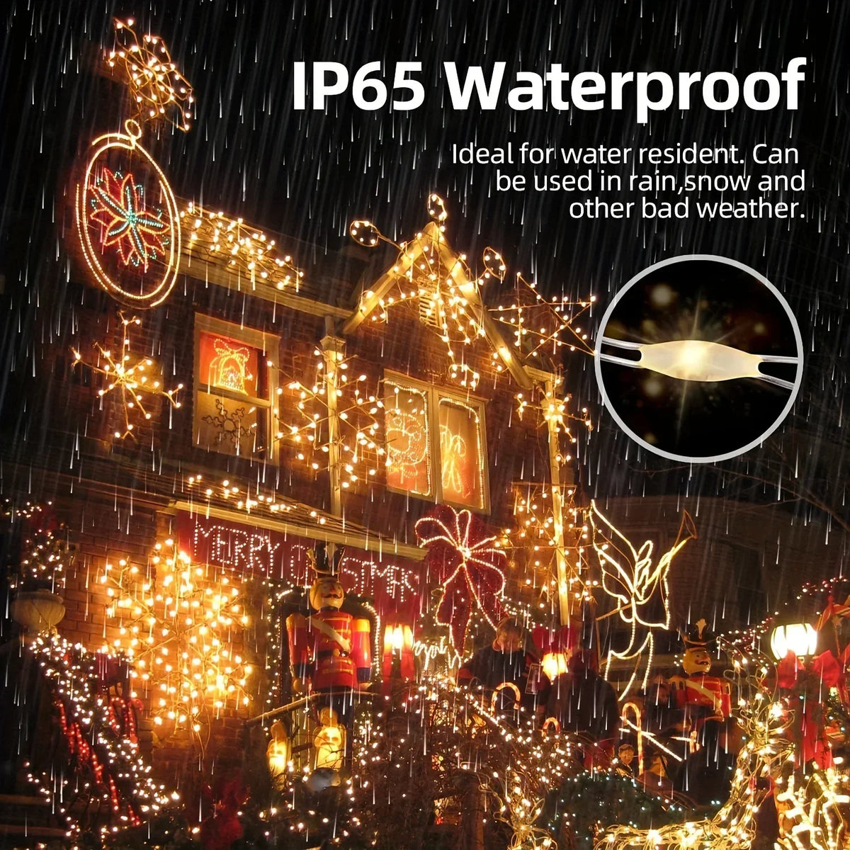 LED Solar Light Outdoor Garden Fairy String Light Led Twinkle Waterproof Lamp for Christmas Patio Tree Party 6m/12m/23m/33m
