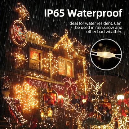LED Solar Light Outdoor Garden Fairy String Light Led Twinkle Waterproof Lamp for Christmas Patio Tree Party 6m/12m/23m/33m